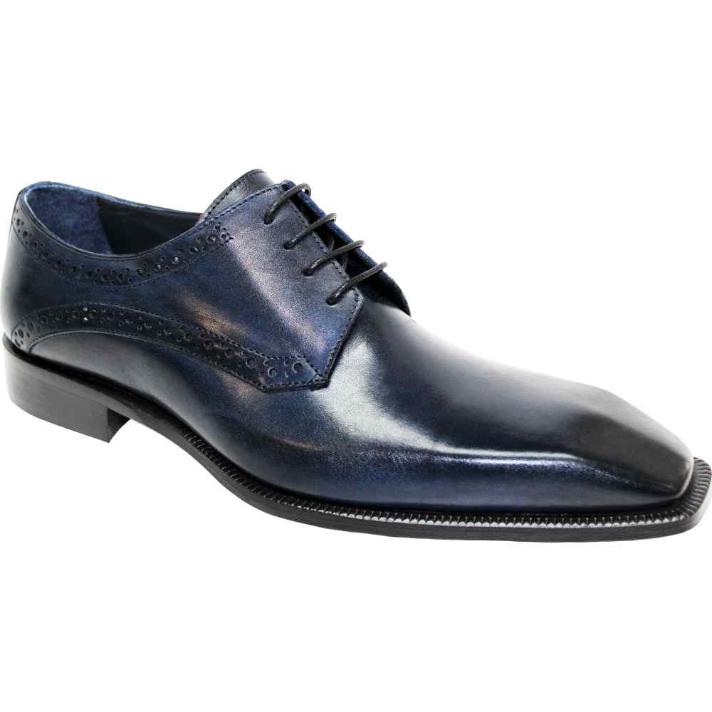 Duca by Matiste Varazze Genuine Leather Shoes Navy