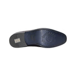 Duca by Matiste Vasto Embossed Croco Leather Loafers Purple