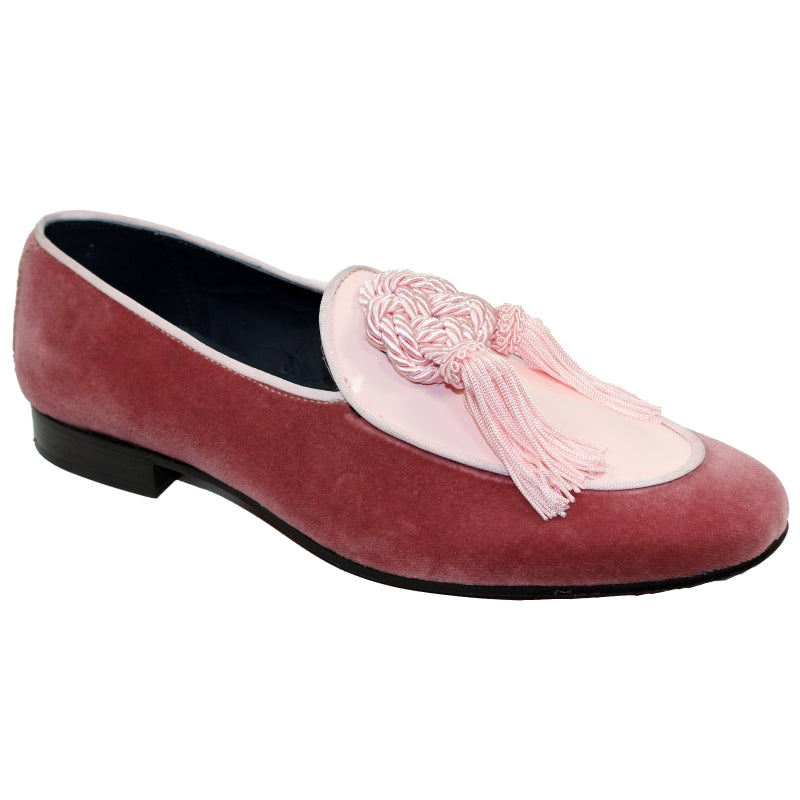 Duca by Matiste Venezia Tassel Loafers Pink