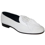 Duca by Matiste Venezia Tassel Loafers White