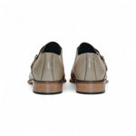 Duca by Matiste Vergato Leather Shoes Beige/Cognac