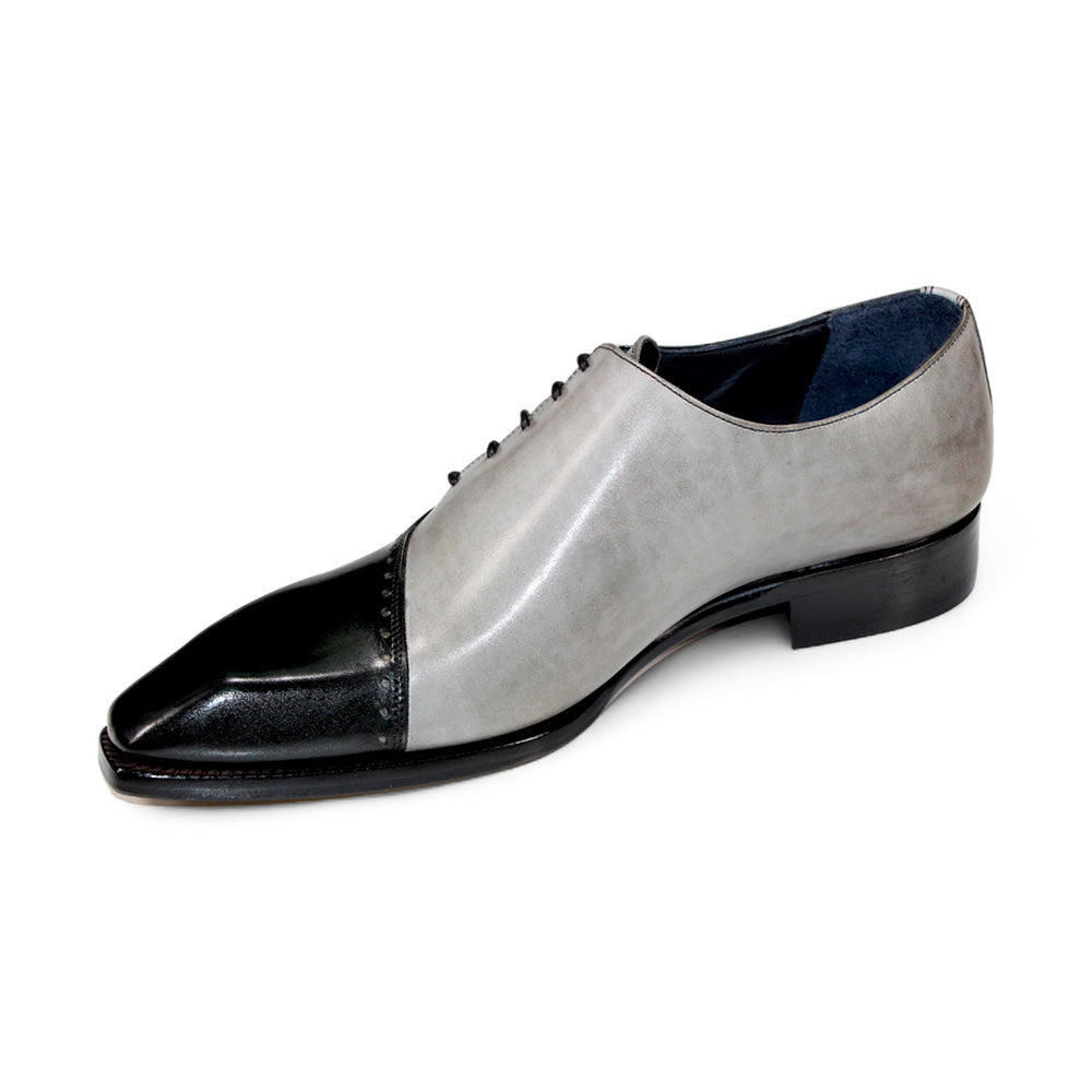 Duca by Matiste Veroli Genuine Leather Shoes Black/ Grey