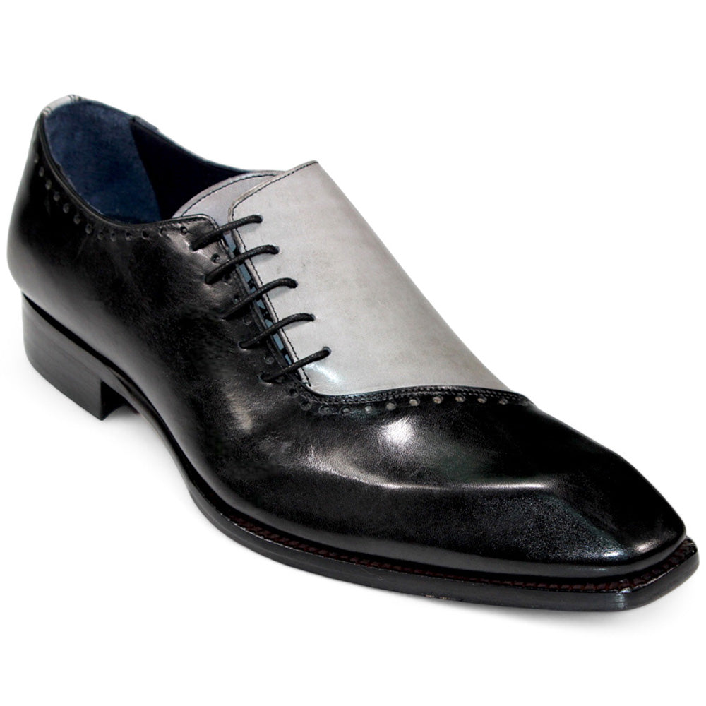 Duca by Matiste Veroli Genuine Leather Shoes Black/ Grey