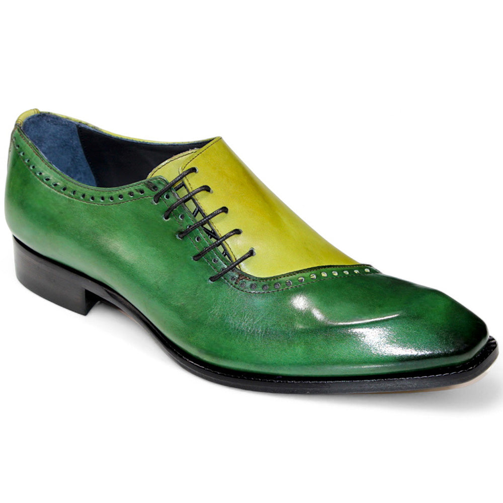 Duca by Matiste Veroli Genuine Leather Shoes Green/ Olive