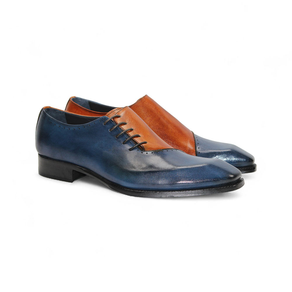 Duca by Matiste Veroli Leather Shoes Navy/Brandy