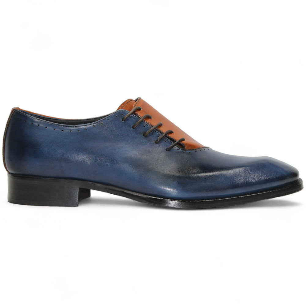 Duca by Matiste Veroli Leather Shoes Navy/Brandy