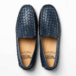 Calzoleria Toscana E945 Rendo Woven Drivers Denim