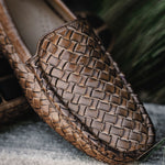 Calzoleria Toscana E945 Rendo Woven Drivers Moor