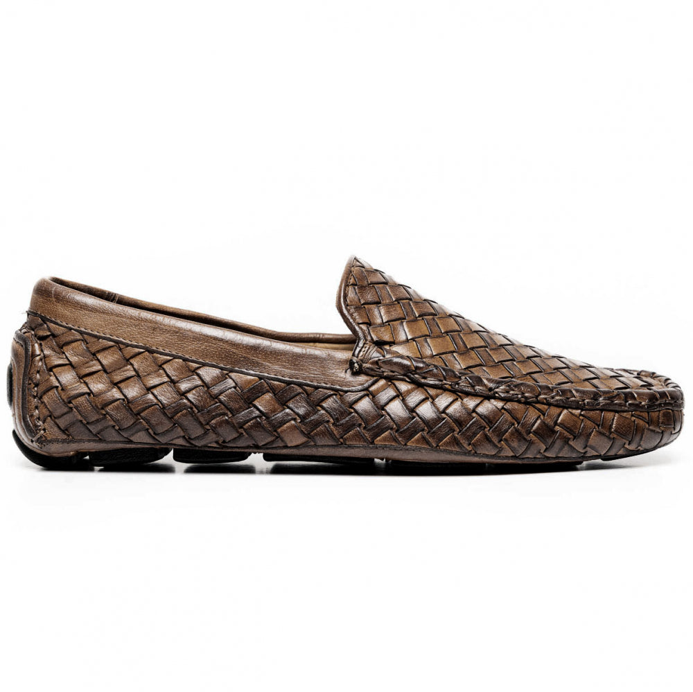 Calzoleria Toscana E945 Rendo Woven Drivers Moor