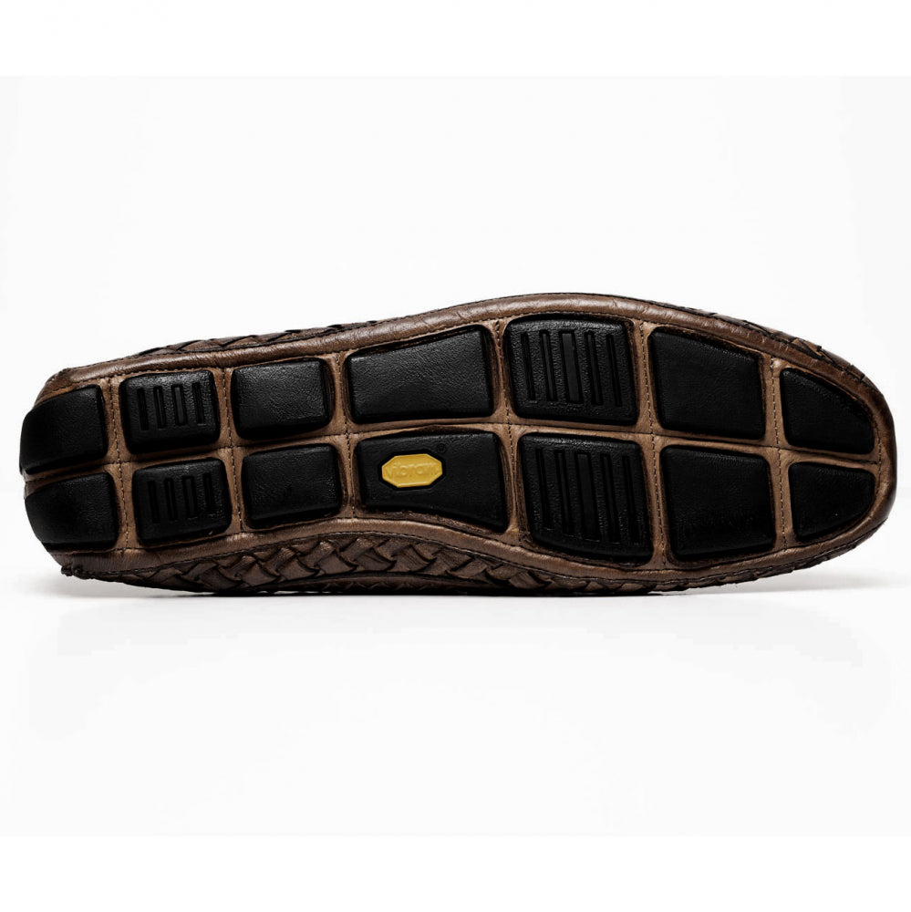 Calzoleria Toscana E945 Rendo Woven Drivers Moor