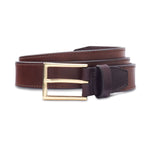 Allen Edmonds Cyrus Avenue Dress Belt Dark Snuff Brown (1016707)