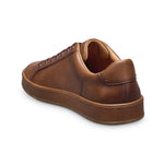 Allen Edmonds Barnes Leather Lace-Up Sneaker Coffee (7596)