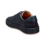 Allen Edmonds Barnes Leather Lace-Up Sneaker Navy (7597)
