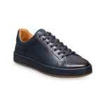 Allen Edmonds Barnes Leather Lace-Up Sneaker Navy (7597)