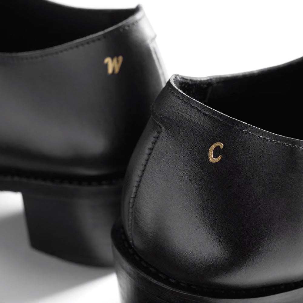 Willy Chavarria by Allen Edmonds Jalisco Split-toe Derby Black (7726)