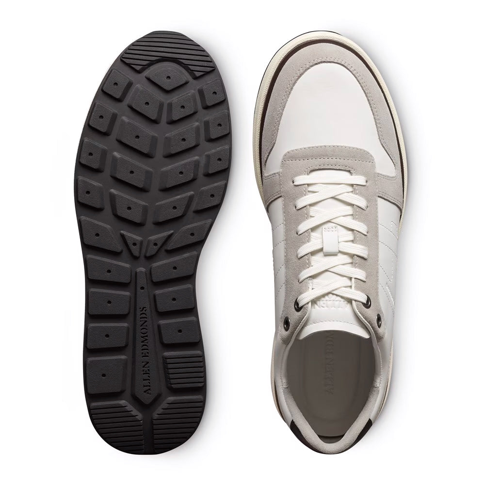 Allen Edmonds Elliot Leather Lace-Up Sneaker White (7630)