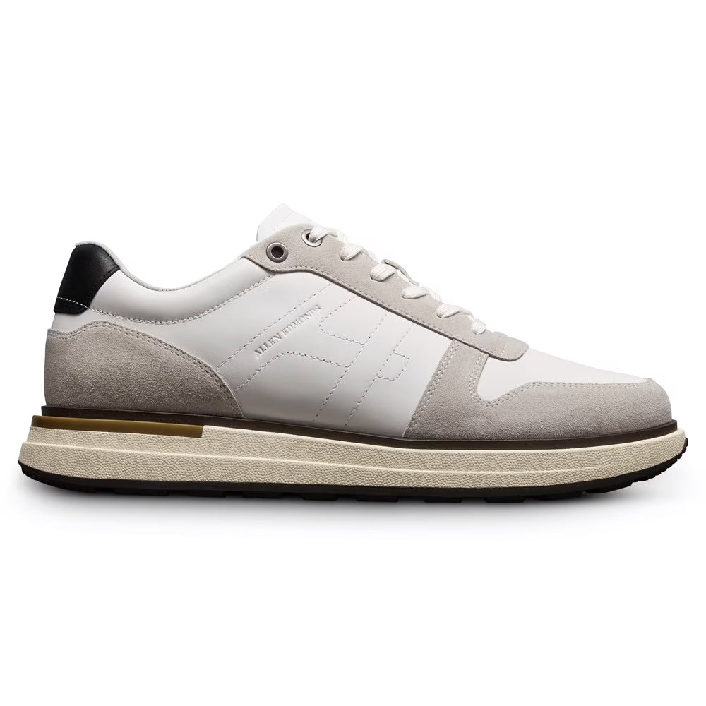 Allen Edmonds Elliot Leather Lace-Up Sneaker White (7630)