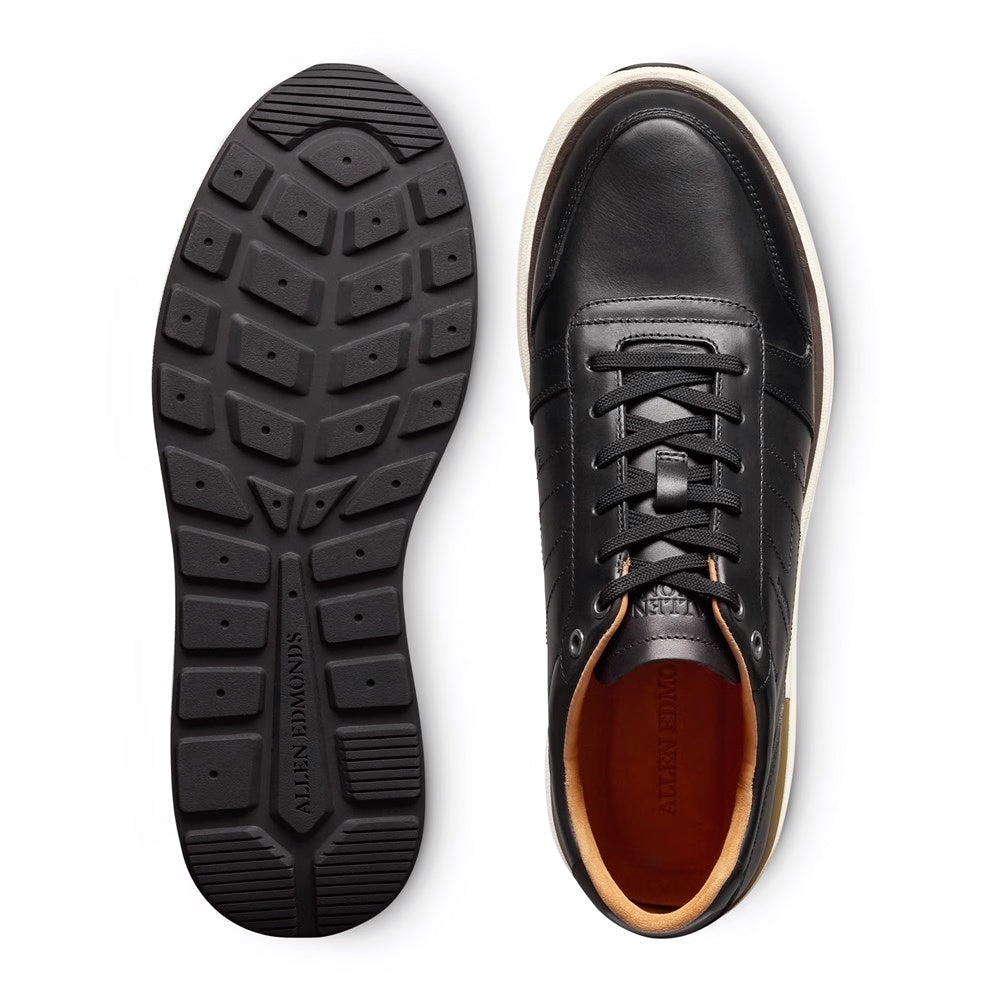 Allen Edmonds Elliot Leather Lace-Up Sneaker Black (8229)