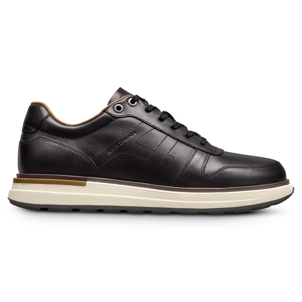 Allen Edmonds Elliot Leather Lace-Up Sneaker Black (8229)