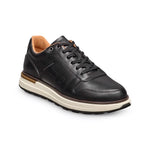 Allen Edmonds Elliot Leather Lace-Up Sneaker Black (8229)