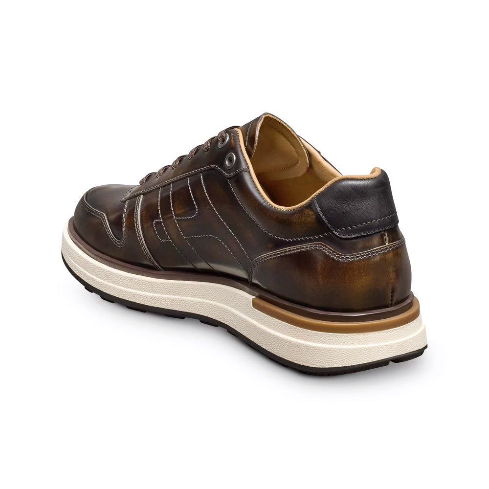 Allen Edmonds Elliot Leather Lace-Up Sneaker Antique Bronze (7649)