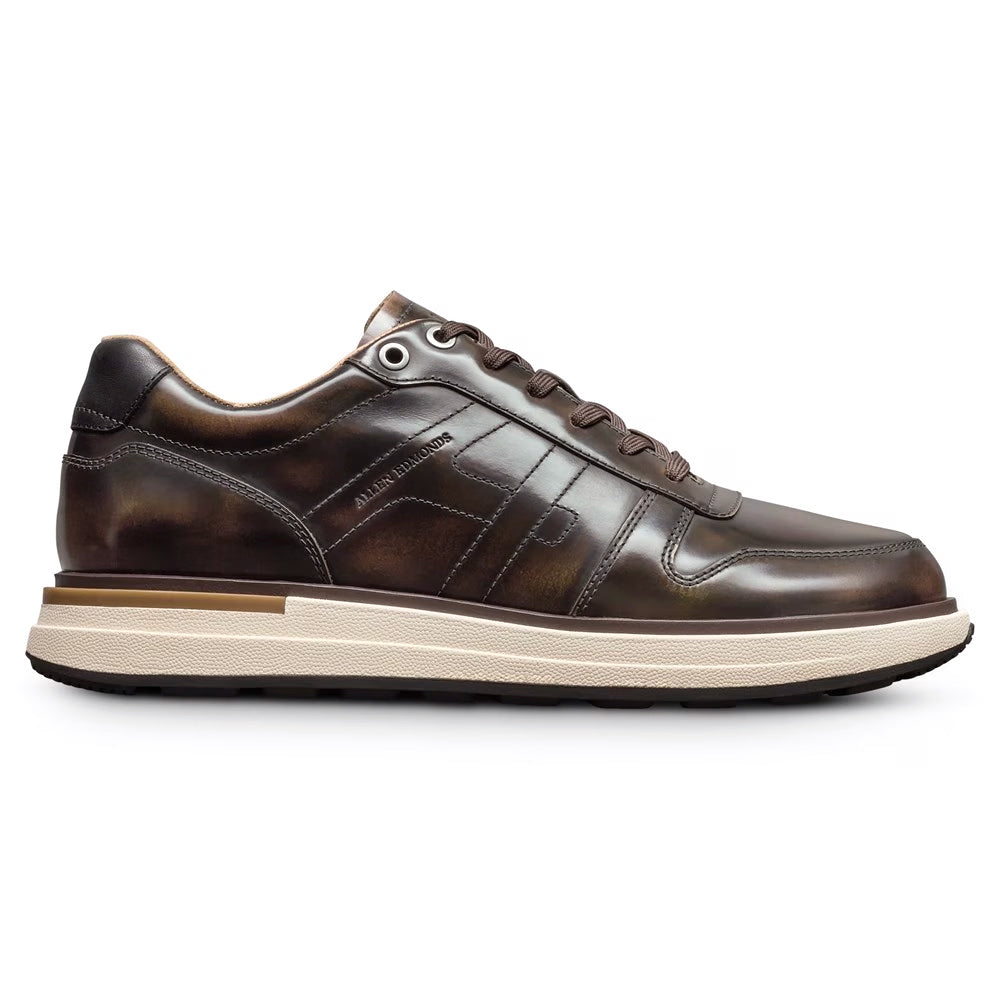 Allen Edmonds Elliot Leather Lace-Up Sneaker Antique Bronze (7649)
