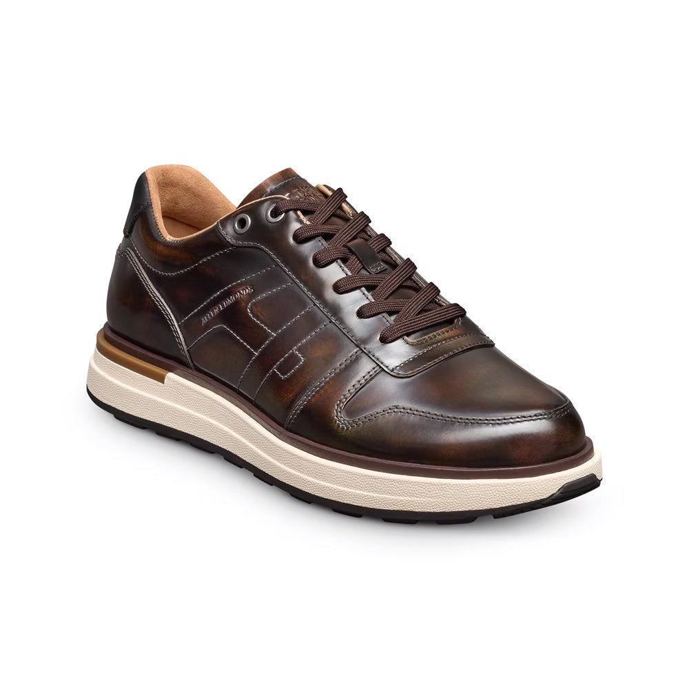 Allen Edmonds Elliot Leather Lace-Up Sneaker Antique Bronze (7649