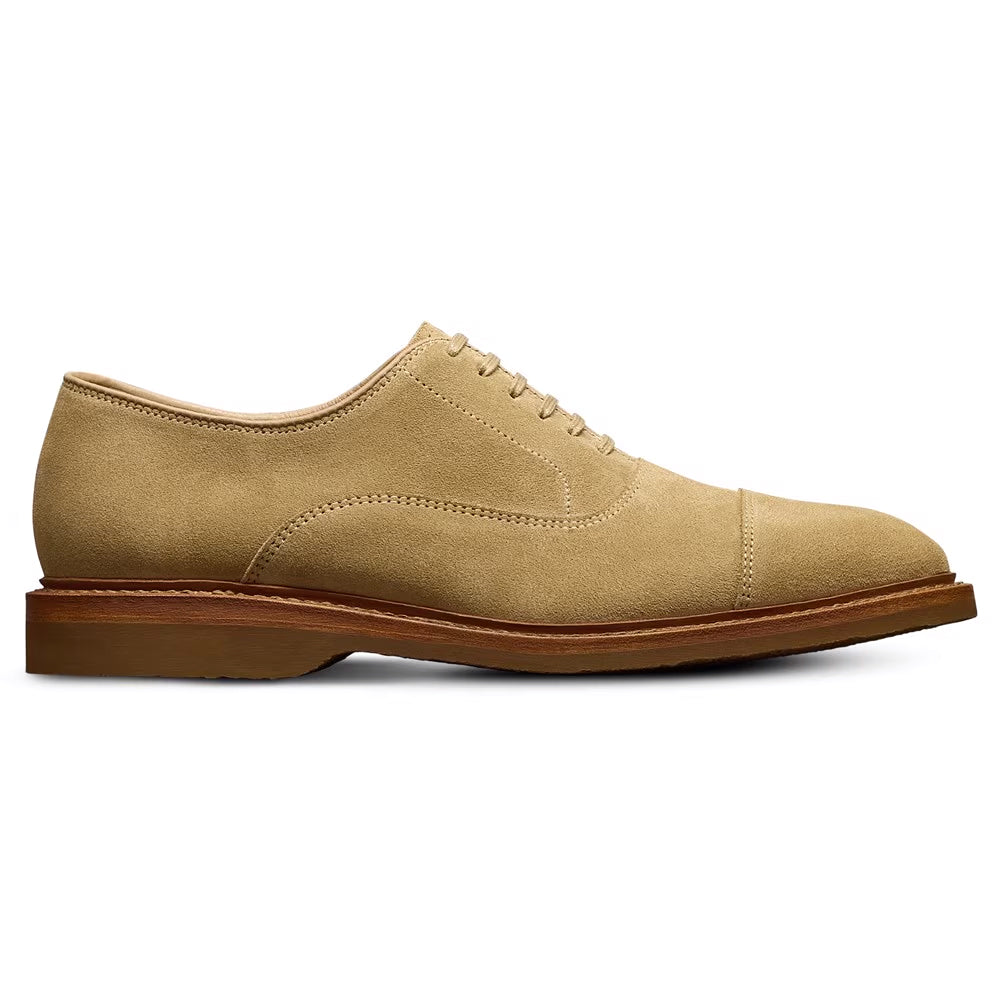 Allen Edmonds Park Avenue Verse Suede Cap-toe Oxford Dress Shoe Bone (7979)
