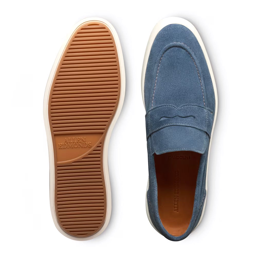 Allen Edmonds Randolph 2.0 Suede Slip-on Sneaker Denim (7578)