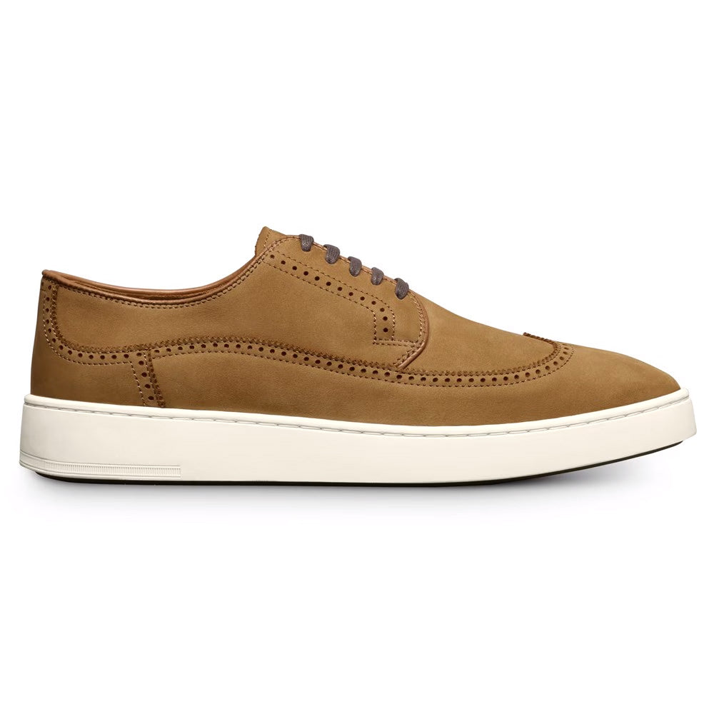 Allen Edmonds Winston Nubuck Wingtip Sneaker Camel