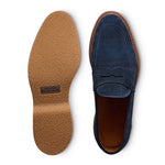 Allen Edmonds Randolph Verse Suede Penny Loafer Navy (8099)