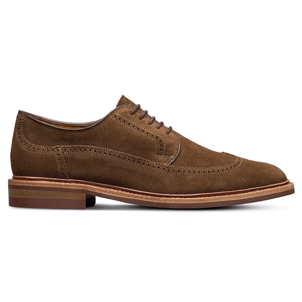 Allen Edmonds Winstonmok Suede Wingtip Derby Snuff