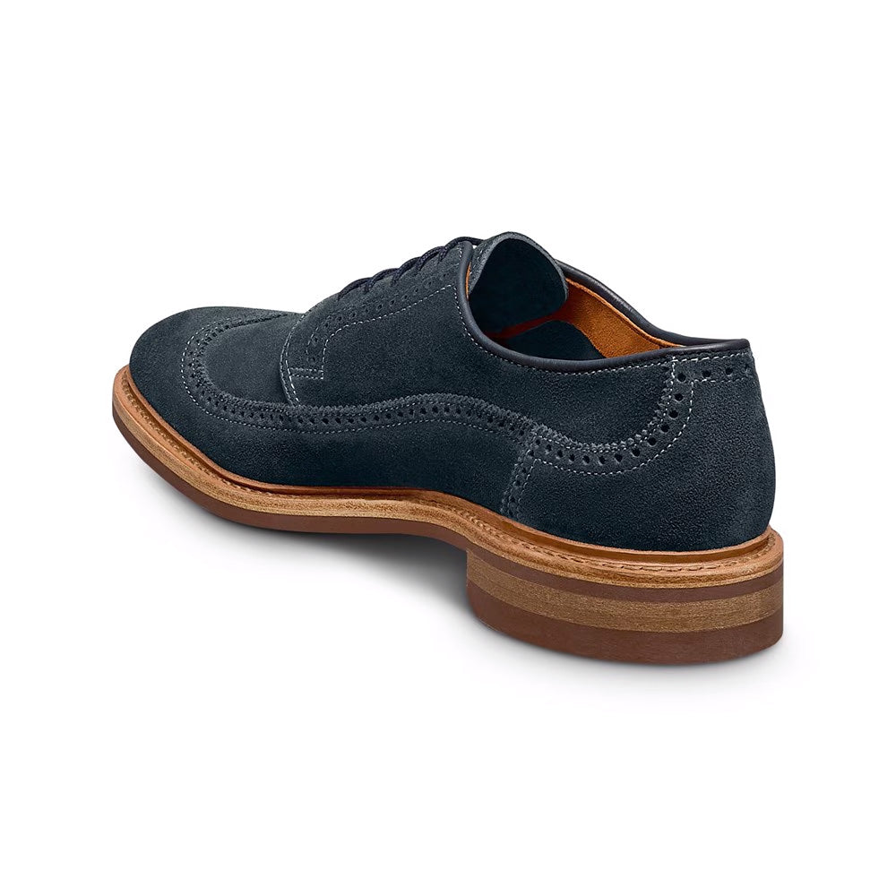 Allen Edmonds Winstonmok Suede Wingtip Derby Navy