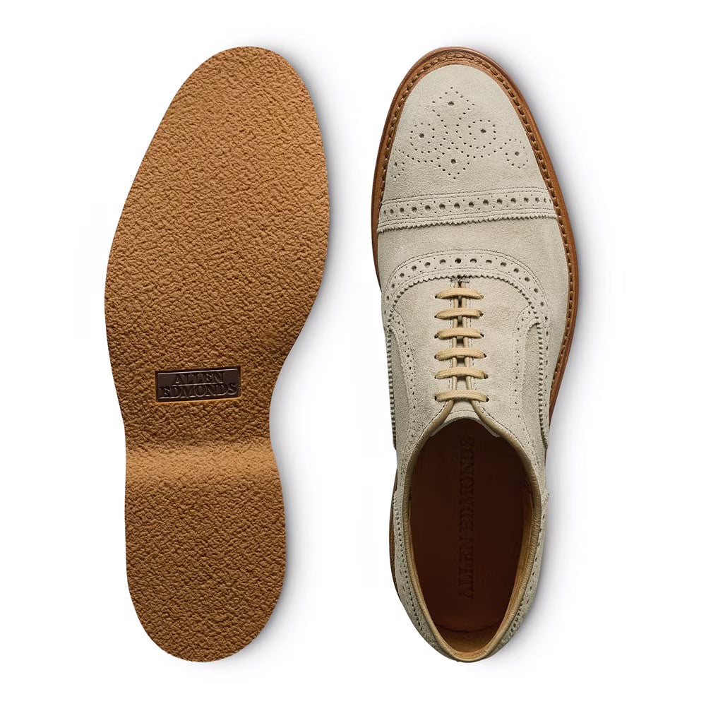 Allen Edmonds Strand Verse Suede Cap-toe Oxford Vapor (7983)
