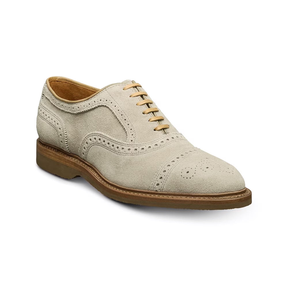 Allen Edmonds Strand Verse Suede Cap-toe Oxford Vapor (7983)