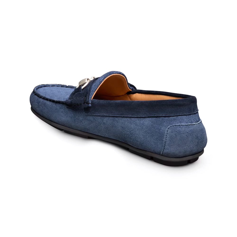 Allen Edmonds Sebastian Suede Bit Driving Loafer Navy (8047)