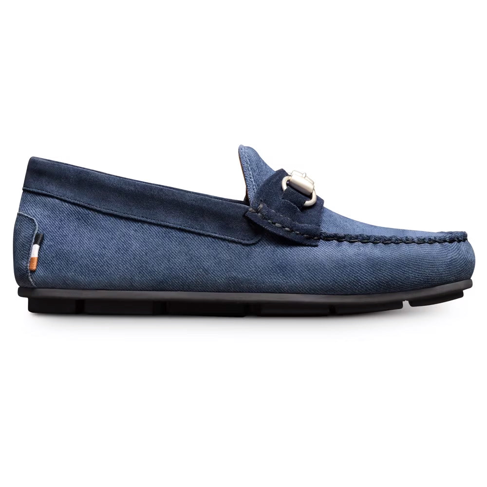 Allen Edmonds Sebastian Suede Bit Driving Loafer Navy (8047)