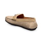 Allen Edmonds Sebastian Suede Bit Driving Loafer Bone (8046)
