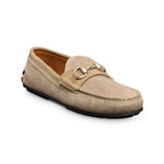 Allen Edmonds Sebastian Suede Bit Driving Loafer Bone (8046)