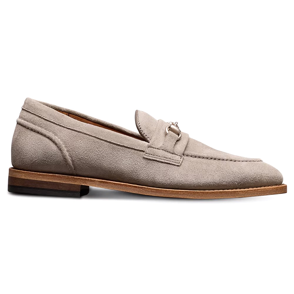 Allen Edmonds Randolph Suede Bit Loafer Pewter (8075)