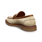 Allen Edmonds Randolph Verse Suede & Leather Penny Loafer Sand / Chili (7987)