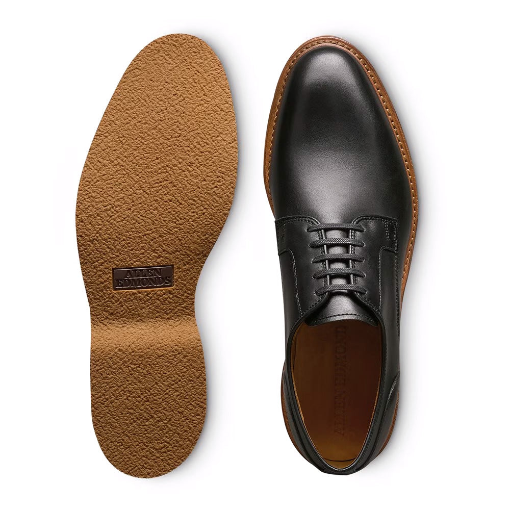 Allen Edmonds Walker Verse Leather Derby Black (8278)