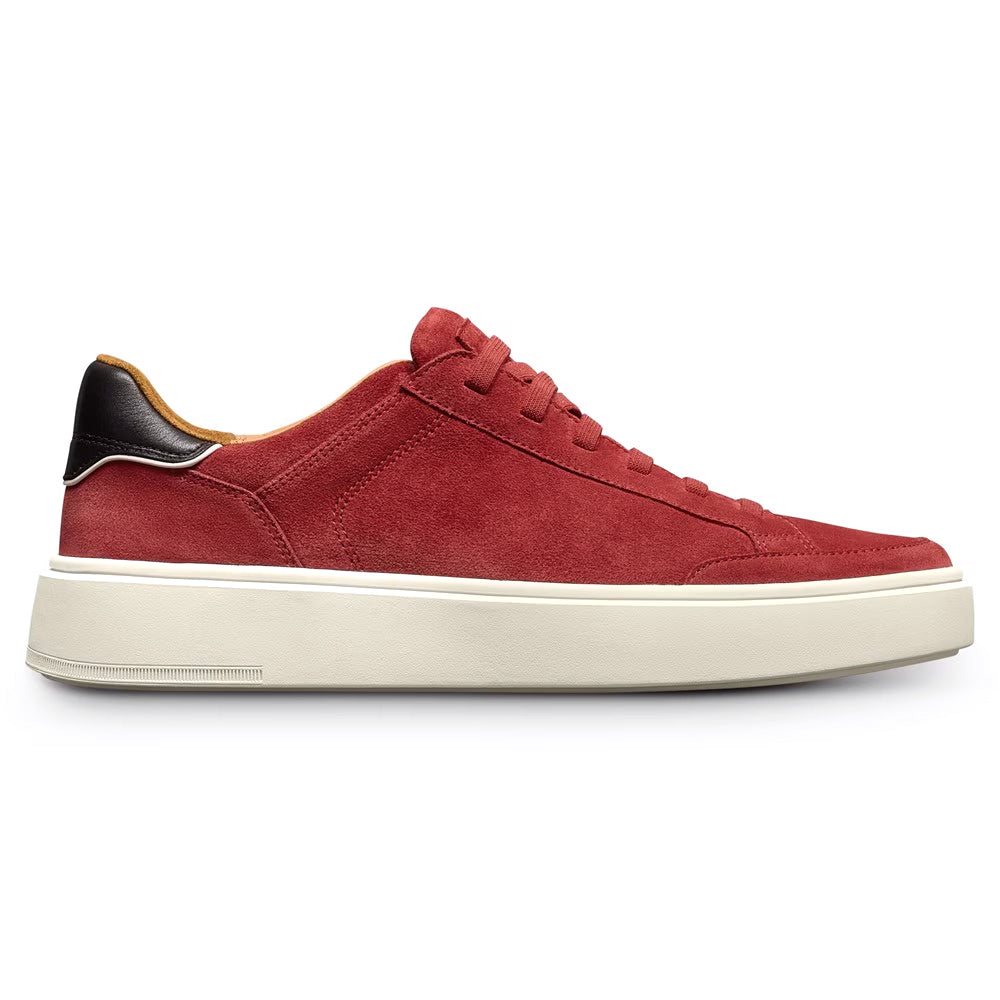 Allen Edmonds Oliver Suede Slip-on Stretch-lace Sneaker Red (8105)