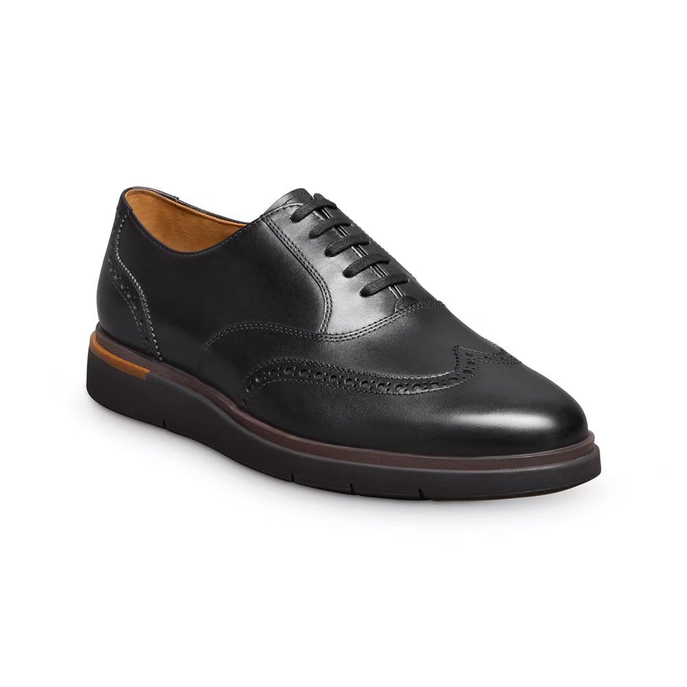 Allen Edmonds Carson Leather Lace-up Hybrid Wingtip Oxford Black