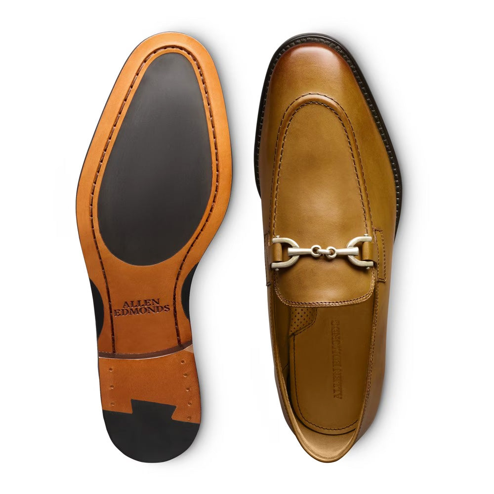 Allen Edmonds Stanton Leather Bit Loafer Walnut (8147)
