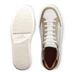 Allen Edmonds Oliver Leather Slip-on Stretch-lace Sneaker Bone (7890)