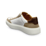 Allen Edmonds Oliver Leather Slip-on Stretch-lace Sneaker Bone (7890)