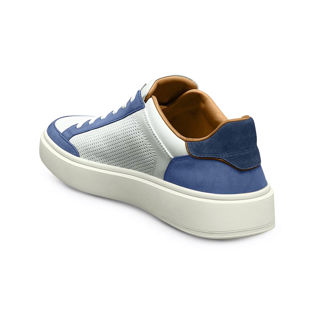 Allen Edmonds Oliver Leather Slip-on Stretch-lace Sneaker Denim (7892)
