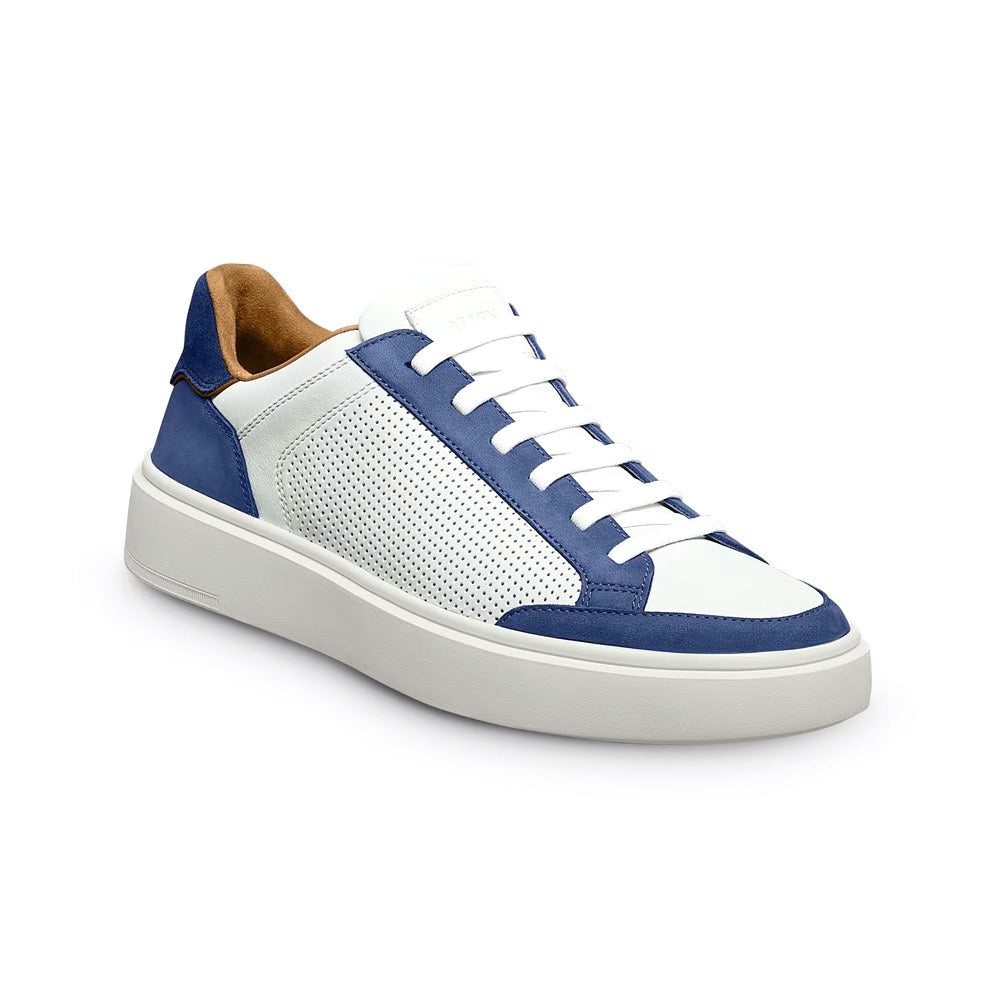 Allen Edmonds Oliver Leather Slip-on Stretch-lace Sneaker Denim (7892)
