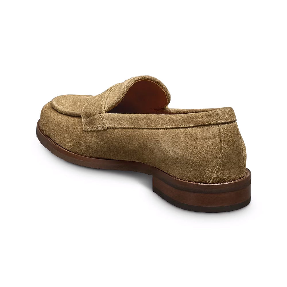 Allen Edmonds Como Suede Penny Loafer Tobacco (8352)